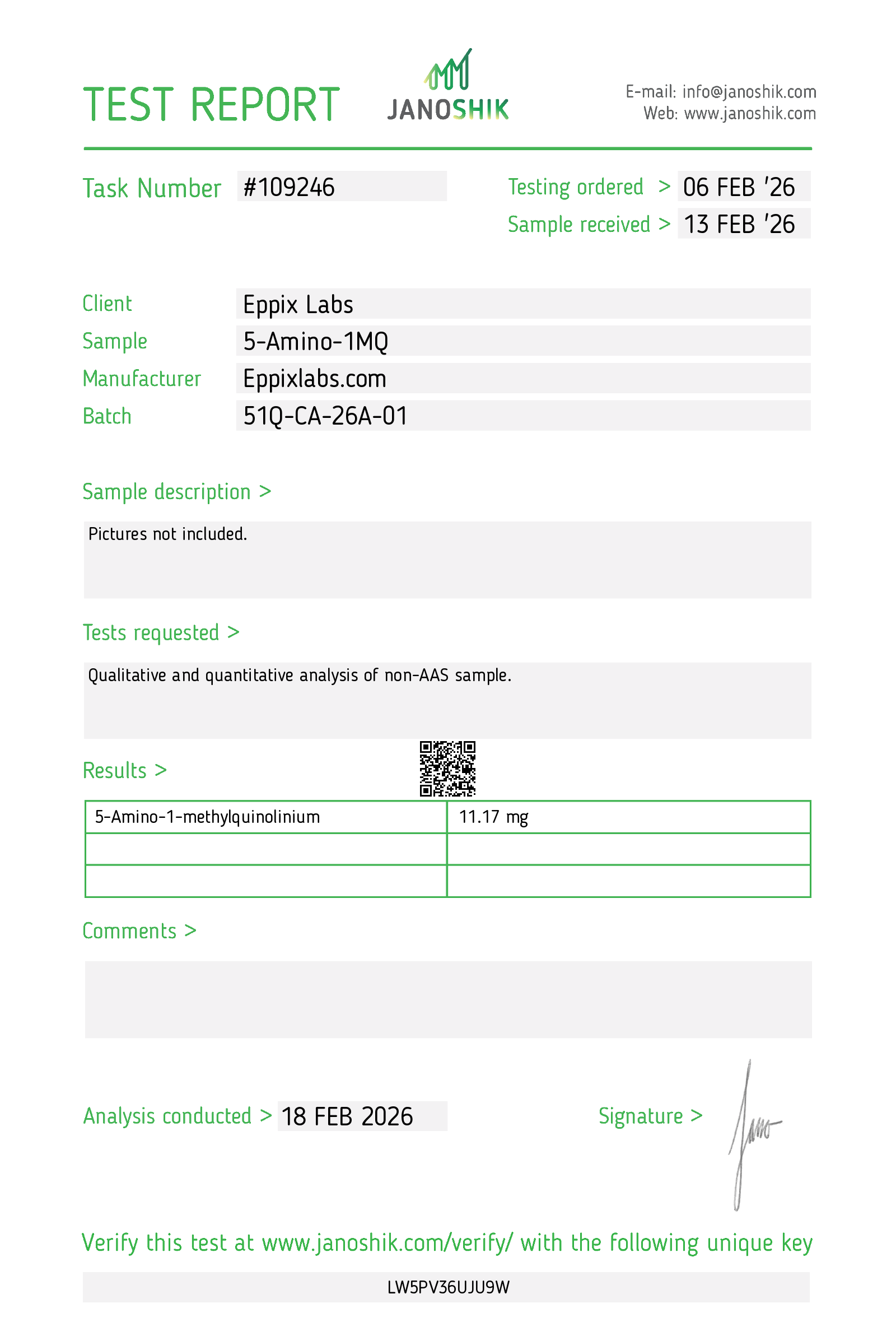 5-Amino-1MQ — 10mg
